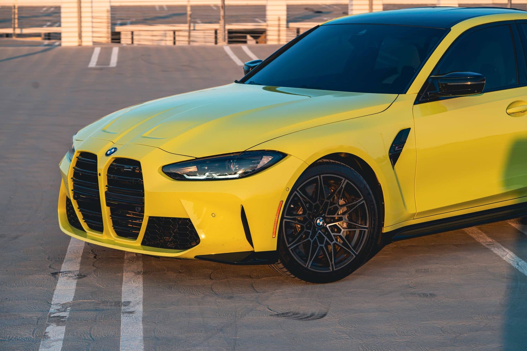2023 BMW M3 Competition in Sao Paulo Yellow — featured Peak Horizon rental